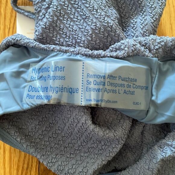 Andie Swim The Jetties One Piece Macrame Slate size XS NWT minimalist - Picture 6 of 7